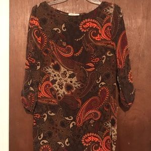 NWT amour vert paisley dress